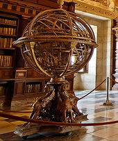 Escorial - globe proving earth center of universe